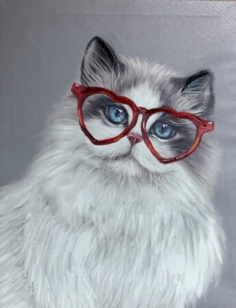 kitten & glasses
